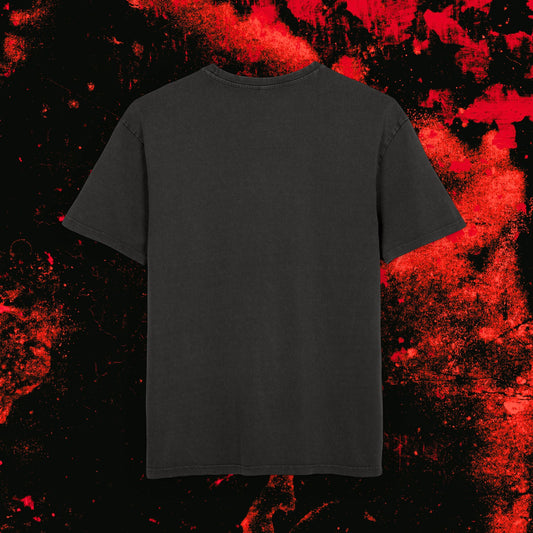 Unisex Acid Washed Oversize Tee - Grunge Style Tee, Casual Wear, Unique Graphic Tee